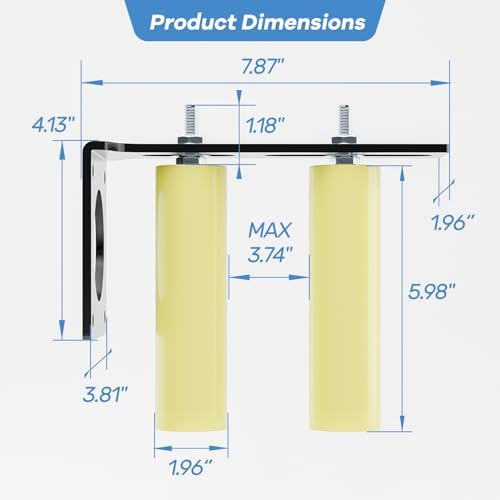 Durable 6 Gate Guide roller for sliding doors