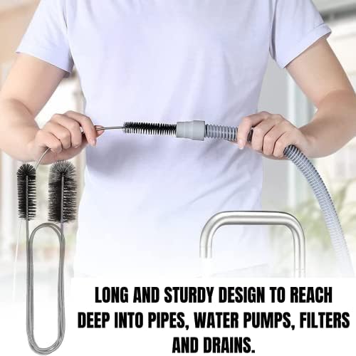 Powerful 72 Drain Brush for Cleaning Clogs Everywhere