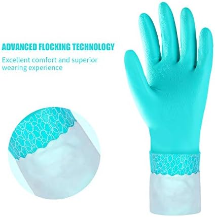 Elgood Reusable Long Sleeve Raise Hand Gloves Non-Slip Latex Free