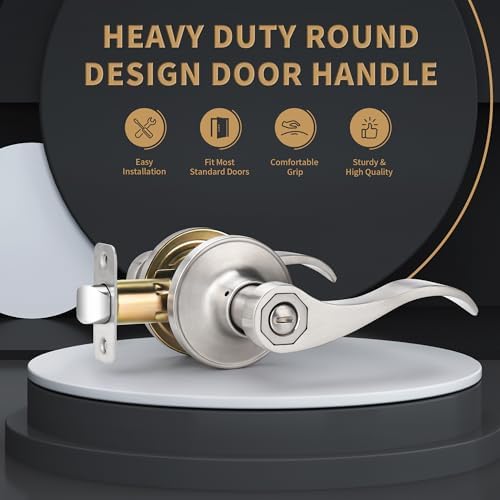 Wave Style Privacy Door Handle