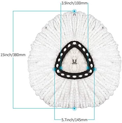 Professional Mop Head Refill - DANGSHAN 2-Pack Mop Replacement