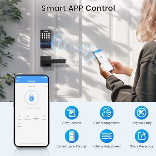 Secure Front Door Lock with Fingerprint Recognition