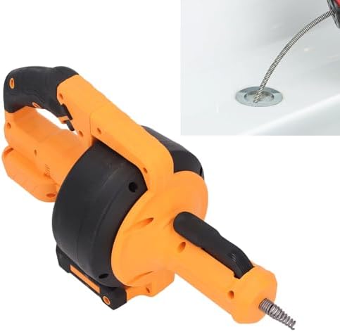Drain Auger with 7m Cable and LED