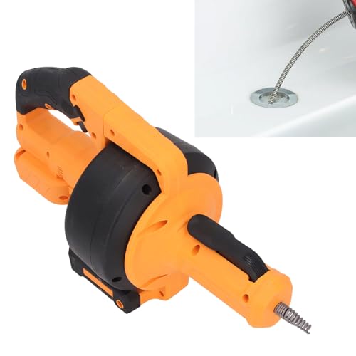 Powerful Cordless Drain Auger with LED Light