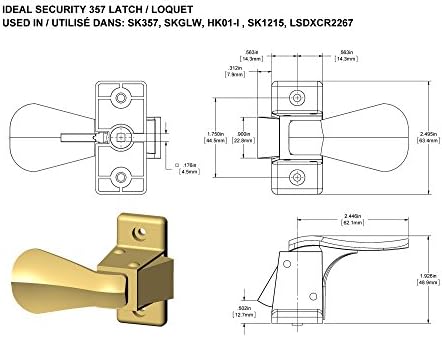 Ideal Security Door Lever Set
