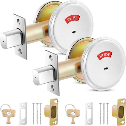 Tandefio Vacant Occupied Bathroom Lock