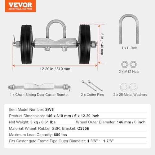 High-Duty Rolling Gate Kit for Heavy Doors