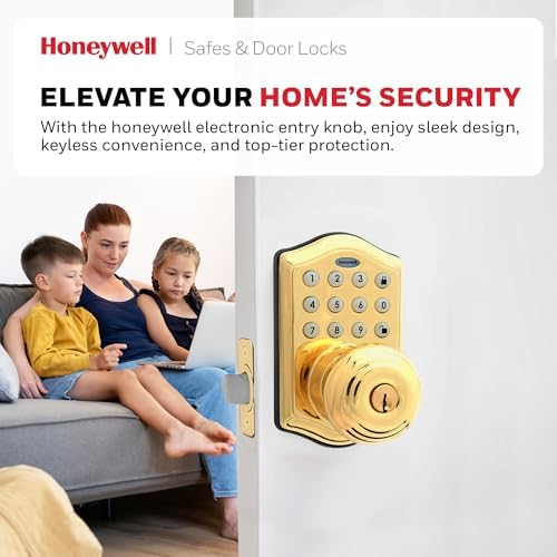 Honeywell Smart Door Lock with Polished Brass