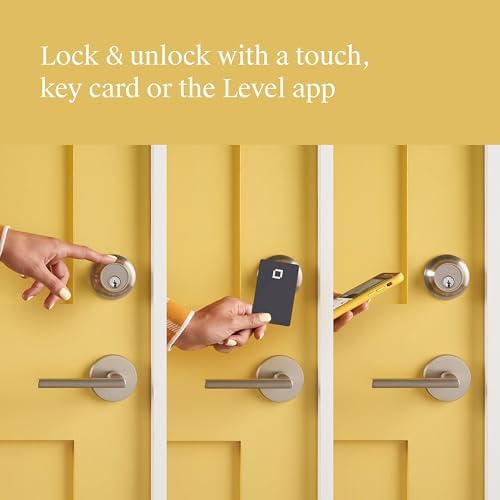 Level Lock Touch Edition Satin Nickel