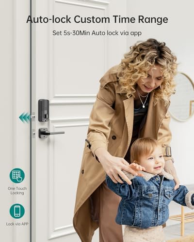 UYF WiFi Smart Front Door Lock with Keyless Entry and Alexa Integration