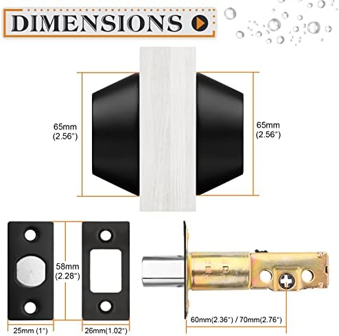 Secure Double-Cylinder Deabolt Perfect for Home Business