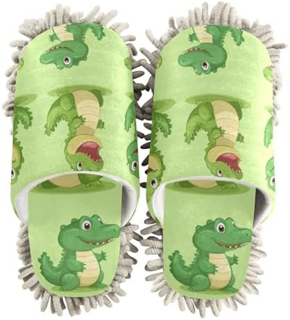 Microfiber Slippers with Built-in Mop for MenWomen