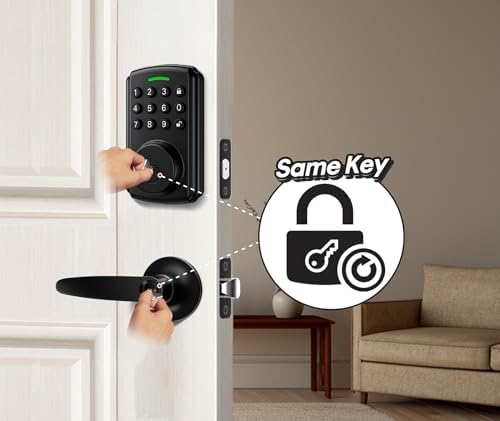 Secure Front Door Deadbolt with WiFi Keyless Entry