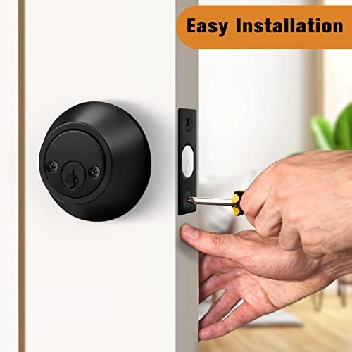 Secure Double-Cylinder Deabolt Perfect for Home Business