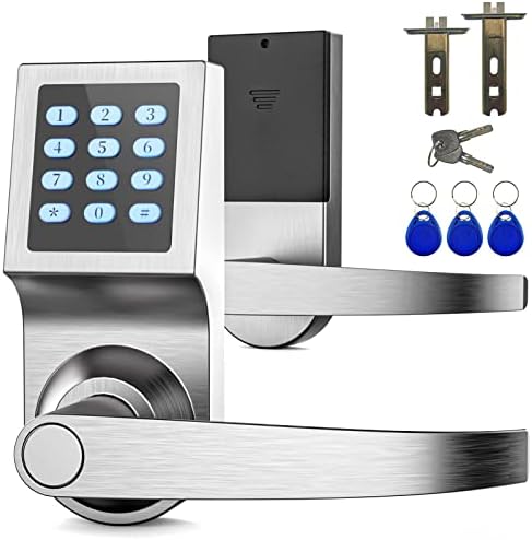 Keypad Door Lock with Handle Smart Entry