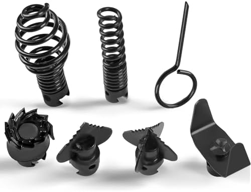 Professional Drain Cleaner Cutter Head Set Drain Snake Tool 7PC Set