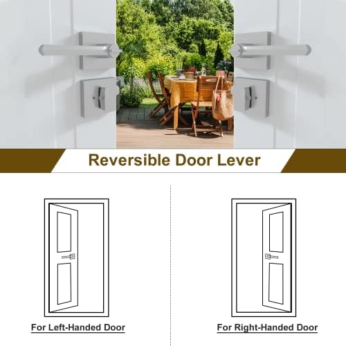 HOSOM Modern Door Lock Set for Home Security Style