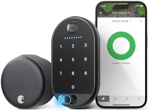 Yale August Wi-Fi Smart Lock with Keypad in Black