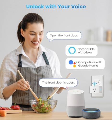 Veise Smart Door Lock Control with KK Home App Bridge