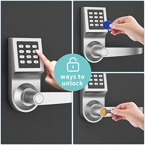 Keypad Door Lock with Handle Smart Entry
