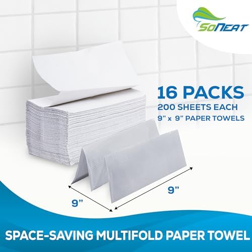 High-Quality Multi-Fold Paper Towels for Absorbing Messes