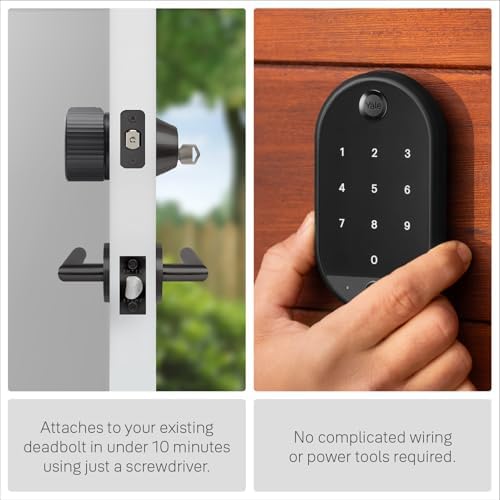 Yale August Wi-Fi Smart Lock with Keypad in Black