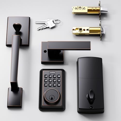 Smart Front Door Lock - Keyless Entry - Oil Rubbed Bronze