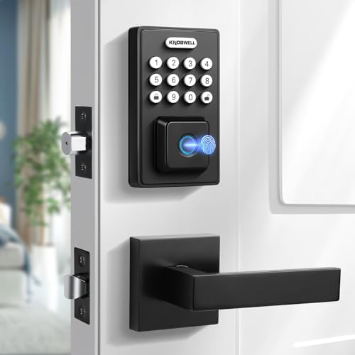 Secure Front Door Lock with Fingerprint Recognition