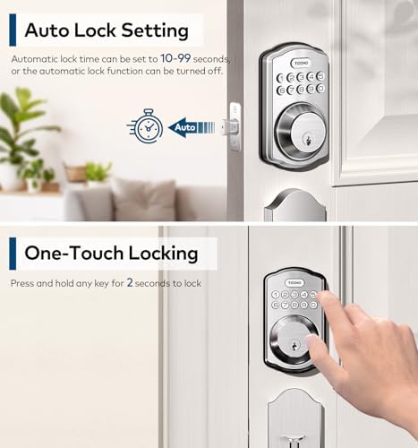 TEHO Smart Keyless Door Deadbolt Set