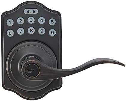 AmazonBasics Electronic Keypad Entry Lever Door Lock