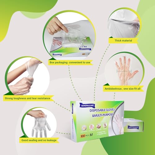 600 Pcs Disposable Gloves for Kitchen Cleaning