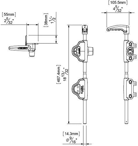 DD LokkBolt - Premium Drop Bolt for Wood and Vinyl Gates