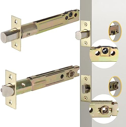 5-inch 5PL 5-Inch Deadlatch Deadbolt Latch Combo Fit Standard Entry Knobset
