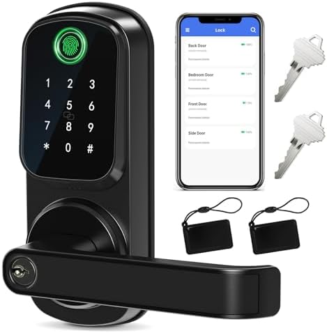 IRONZON Keyless Entry Door Lock with Handle