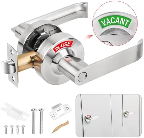 Aglehome Instant Occupancy Indicator Durable Bathroom Lock