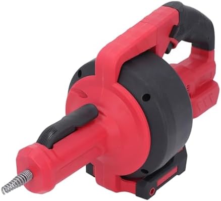 Ergonomic Electric Auger for Plumbing with LED Light 7m Flexible Cable