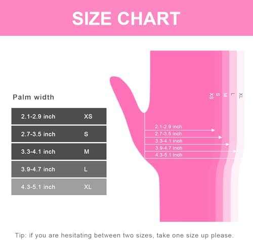 FINITEX Pink Nitrile Disposable Gloves