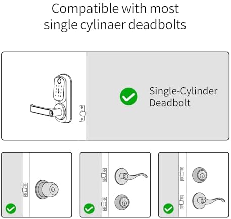 IRONZON Keyless Entry Door Lock with Handle