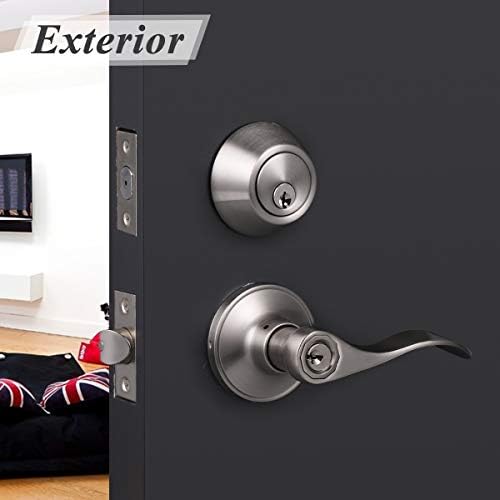 Professional Drop-Style Entry Door Handle Set