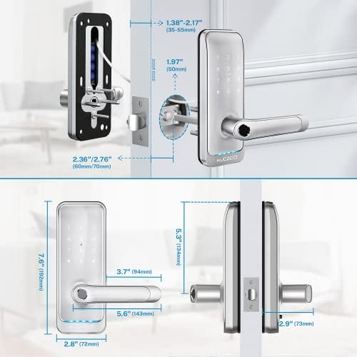 KUCACCI Keypad Smart Door Lock with Handle