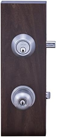 Copper Creek Ball Door Knob Deadbolt Set Satin Stainless