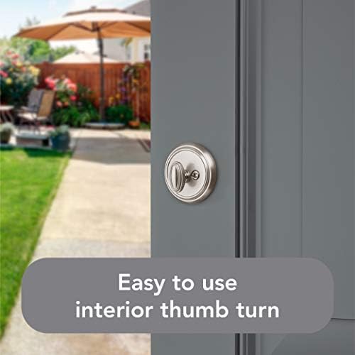 Baldwin SmartKey Re-key Cylinder Door Deadbolt