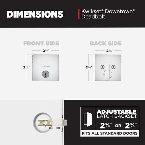 Downtown Deadbolt Lock Polished Chrome