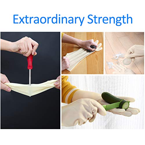 BOOMJOY Nitrile Gloves Essential Heavy Duty Reusable Dishwashing Gloves for Everyday Use