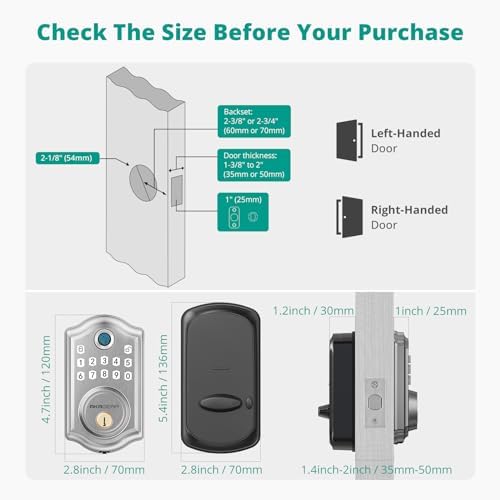 Fingerprint Keyless Door Lock