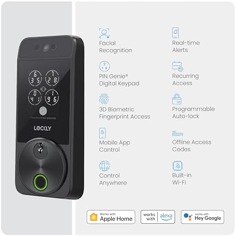 Lockly Visage Zeno Series Smart Door Lock