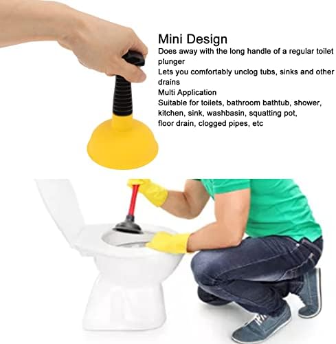 Mini Sink Plunger for Kitchen and Bathroom Use