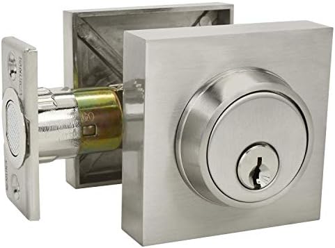 Nuk3y Hulk Series Slim Square Modern Contemporary Door Lever Set