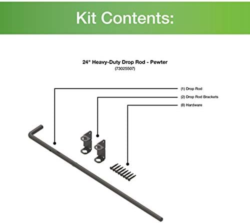 24 Heavy-Duty Drop Rod for Gating Applications