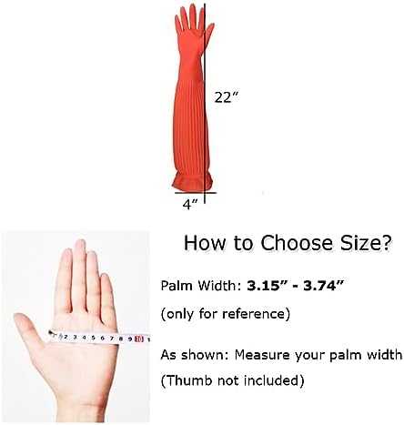 Premium Reusable Natural Rubber Gloves for Cleaning Prodigies